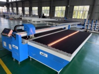 Machine de découpe semi-automatique pour verre feuilleté PVB/EVA, avec marquage laser pour film Low-E et marquage papier, pour verre architectural