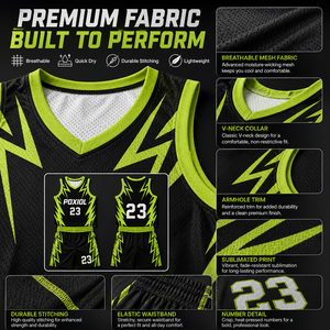 Ensemble d'uniformes de basketball personnalisés POXIOL, maillot et short de sublimation avec logo, nom et numéro, OEM ODM pour clubs, écoles, marques - Product Image 3