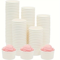 Gobelets en papier personnalisés pour crème glacée avec impression de logo pour les marques de yaourts glacés, gelatos, coupes glacées et desserts – Vente en gros