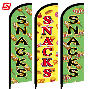 Nhà Máy Bán Buôn In Kỹ Thuật Số 100% Polyester Tùy Chỉnh Cờ Biểu Ngữ Bay Thịt Thị Trường Lông Cờ - Product Image 5