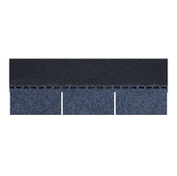 Design moderne vendu en usine carreaux de toiture simples bleu océan feuille de couleur tache ondulée bardeaux d'asphalte en Algérie