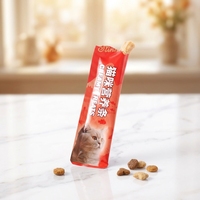 Friandises pour chats Flinnie de qualité supérieure, bâtonnets à lécher, paquet de 20, purée crémeuse, collation humide pour chats, forte teneur en viande, délicieuse, vente en gros