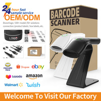 Escáner de Código de Barras Xincode con Soporte, Lector de Códigos QR 2D, Pistola de Escaneo Bluetooth, Escáner para Almacén, Fabricante, Venta al Por Mayor, OEM
