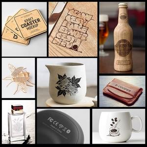 DAJA C1 prix de bricolage automatique au népal marquage acrylique balle de <span class=keywords><strong>crosse</strong></span> plaque signalétique pièce jointe rotative Laser Machine de gravure de fruits - Product Image 4