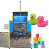 Máquina de Moldeo Rotacional de Alta Eficiencia para un Solo Operario, para la Fabricación de Juguetes Antiestrés y Juguetes Chirriantes