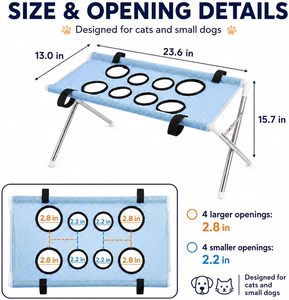 Mesa de Aseo Plegable para Mascotas Pequeñas, Hamaca de Baño para Perros con Soporte - Product Image 2
