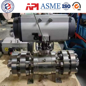 Prix compétitif sur les vannes à boisseau sphérique en acier inoxydable 304 316 304L 316L CF8 CF8M CF3 CF3M 3 pièces à passage intégral 150LB RF à bride - Product Image 6