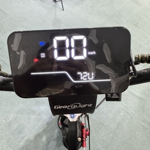 NFC Start 16inch Fat Tire <b>72V</b> 40-60AH Lithium <b>Battery</b> 80-180km Range 150A 180A 8000W 15000W QS Motor Adult Electric Scooter - Product Image 3