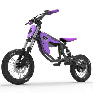 Monorim C2 Vélo <span class=keywords><strong>électrique</strong></span> pour enfants, vélo d'équilibre <span class=keywords><strong>électrique</strong></span> 24V 200W avec <span class=keywords><strong>pneu</strong></span> gonflable de <span class=keywords><strong>12</strong></span> <span class=keywords><strong>pouces</strong></span> et siège réglable - Product Image 5