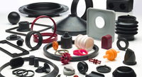 Xinhong XHMY - Pièces en caoutchouc noir moulées sur mesure avec insert métallique, bagues en caoutchouc EPDM, silicone, NBR pour l'amortissement des vibrations