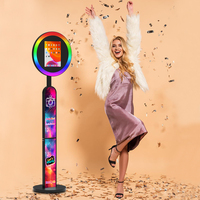 Photomaton GT pour mariages et événements professionnels - Wi-Fi/Bluetooth, construction en aluminium, impression instantanée, 8 personnes