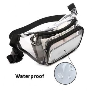 Custom Logo Printing Waterproof Transparent <b>Clear</b> Pvc Stadium Approved Fanny Pack Waist <b>Bag</b> - Product Image 4