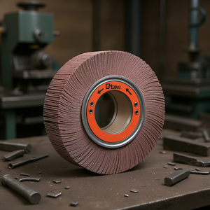 Ttake Abrasive Cloth Flap <b>Wheel</b> 165x50x54 Mm With Hole For Metal <b>Grinding</b> - Product Image 3