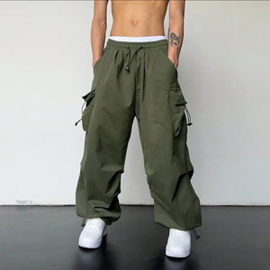 <span class=keywords><strong>Pantalon</strong></span> cargo fuselé <span class=keywords><strong>en</strong></span> <span class=keywords><strong>lin</strong></span> kaki bleu marine <span class=keywords><strong>pour</strong></span> femme, coupe ample, personnalisable, <span class=keywords><strong>pour</strong></span> <span class=keywords><strong>homme</strong></span>, style chef, <span class=keywords><strong>pas</strong></span> <span class=keywords><strong>cher</strong></span> - Product Image 2