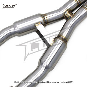 Auto Valvetronic Catback para Dodge Challenger Hellcat SRT 6,2 T 2016-2022 SUS304 H tubo resonador Catback silenciador carrera escape - Product Image 2