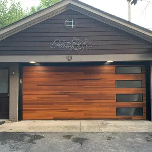 Porte de Garage aérienne sectionnelle isolée pour maison