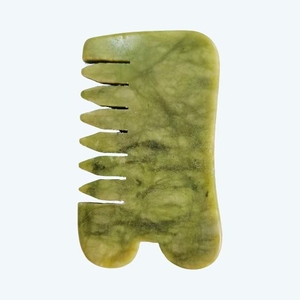 Peine de jade Xiuyan para masaje y gua sha - Product Image 2