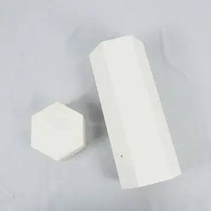Quick Proofing Wholesale Base Caviar Jam Bee Hexagonal Honey Jar Paper Packaging Box Portable White Case