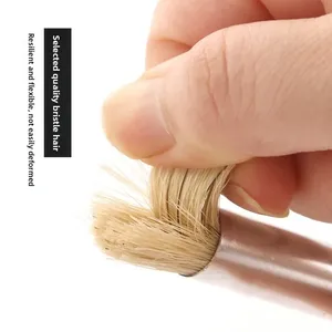 Lot <span class=keywords><strong>de</strong></span> 3/6 pinceaux professionnels à poils <span class=keywords><strong>de</strong></span> porc, tête ronde, poils durs, creux, pour <span class=keywords><strong>peinture</strong></span> à l'<span class=keywords><strong>huile</strong></span>, stylo à <span class=keywords><strong>peinture</strong></span>, pinceau plat pour l'art - Product Image 5