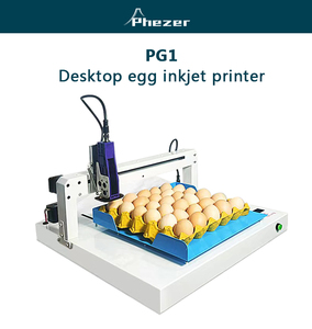 Codeur d'œufs automatique à jet d'<span class=keywords><strong>encre</strong></span> Phezer PG1 haute efficacité 15000 pièces/h avec <span class=keywords><strong>encre</strong></span> comestible pour marquage agricole, certification CE - Product Image 1