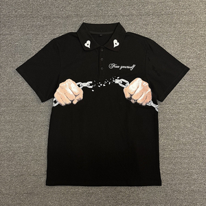 Camisetas al por Mayor <span class=keywords><strong>de</strong></span> Alta Calidad, Camisetas <span class=keywords><strong>de</strong></span> Algodón Grueso con <span class=keywords><strong>Diseño</strong></span> Personalizado, Camiseta Polo Bordada para Hombre - Product Image 1