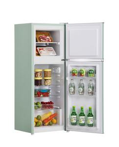 Réfrigérateur Électrique Compact <span class=keywords><strong>Vintage</strong></span> Rétro à Double Porte Sans Givre 116L MDFR120-RE en Acier Inoxydable Économe en Énergie, Occasion - Product Image 6