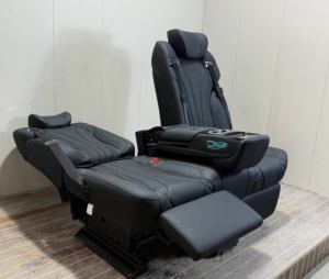 Canapé-lit en cuir aéré VIP de luxe personnalisé imperméable 300 PU pour <span class=keywords><strong>Multivan</strong></span> <span class=keywords><strong>T5</strong></span> classe V sièges auto modifiés pour camping-car - Product Image 3