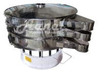 Tamis vibrant circulaire en acier inoxydable, moteur de tamisage linéaire 380V 250KG, équipement de nettoyage alimentaire