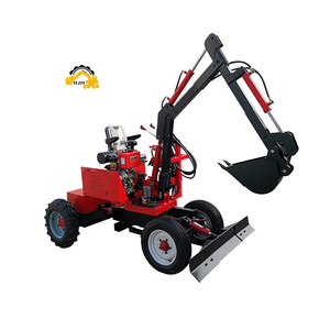 Mini-excavatrice araignée multifonctionnelle personnalisable avec moteur EPA de 20hp, 35hp, 45hp, 60hp, 70hp en option, pour le forage et le creusement de fossés - Product Image 1
