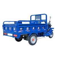 Tricycle électrique à 3 roues de haute qualité, freins à disque avant/freins à tambour arrière, carrosserie ouverte, tension >60V, utilisation cargo, 2 passagers, puissance 1000W