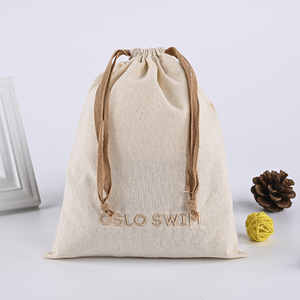 Chất Lượng Cao Biểu Tượng Tùy Chỉnh Thêu Dây Kéo Bông Túi Giày Dustbags Quà Tặng Vải Pouch Tái Sử Dụng Túi Mua Sắm - Product Image 3