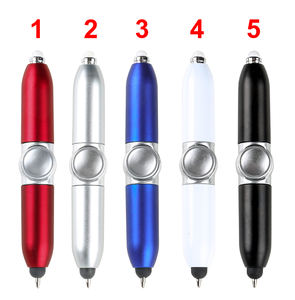 Mini Fidget Spinner LED Multifonction Unique 3-en-1 avec Stylet et Stylo Bille en Plastique, Personnalisable avec Logo Imprimé, Idéal Cadeau pour Enfants - Product Image 6