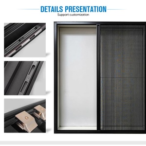 Nouvelle porte pliante en acier inoxydable, <span class=keywords><strong>moustiquaire</strong></span> personnalisée, rétractable, installation facile pour l'entrée de la maison - Product Image 6