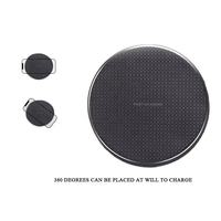 Chargeur de téléphone portable sans fil universel portable pour bureau, 10W/15W, charge super rapide, lumière LED, adaptateur d'alimentation avec logo