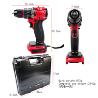 Perceuse électrique sans fil à batterie lithium-ion, vitesse réglable, tournevis électrique sans balais, rechargeable, pour la décoration intérieure
