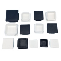 Nouveau matériau PP plastique carré bouchon de tuyau en acier inoxydable bouchon de tuyau Table chaise pied couvre numéro de modèle partie moule Type tuile