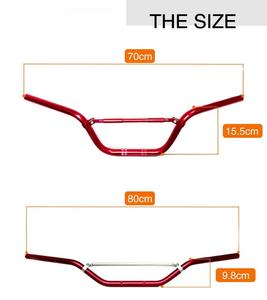<span class=keywords><strong>Guidon</strong></span> de <span class=keywords><strong>moto</strong></span> en aluminium universel, pour Motocross <span class=keywords><strong>street</strong></span>, 70/80cm, 15/22mm, <span class=keywords><strong>guidon</strong></span> avec barre d'équilibre, nouveauté 2020 - Product Image 3