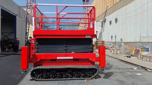 Gunting hidrolik seluler perayap berpenggerak sendiri, gunting pengangkat dan peralatan konstruksi untuk medan kasar - Product Image 4