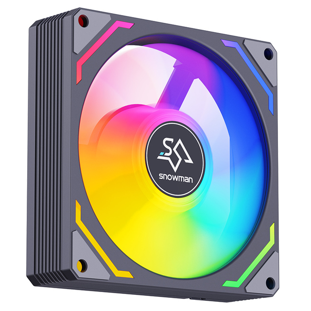 SNOWMAM AK 90mm HIGH Performance Wholesale ARGB CPU Air Cooler High Airflow PWM 5V Desktop Gaming Computer Processor Cooling Fan