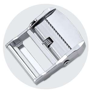 Hebilla de leva de perfil bajo Hebilla de leva de metal Hebilla de leva deslizante de correa de 1,5" - Product Image 5