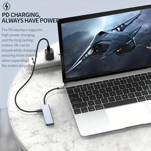 Base de Conexión USB 3.0 <span class=keywords><strong>5</strong></span> en 1 con Aleación de Aluminio, Transferencia de Datos de Alta Velocidad, Soporte para Tarjetas SD, Compatible con Laptops, 4K - Product Image 4