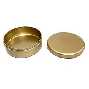 Caja Redonda de Metal Impresa Personalizada - Envase Metálico de Grado Alimenticio para Comida de Perro, Dulces y Regalos - Caja de Hierro de 50g 60x25mm - Product Image 4