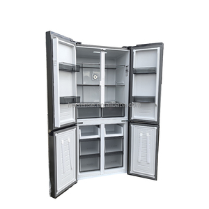 527L High Quality Home 220v 4 Door Retro Home French Door White/Grey <b>Refrigerator</b> Quick Cooling Smart Preservation Frequency - Product Image 2