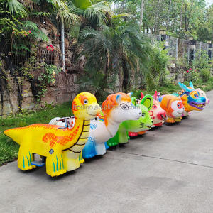 Centro comercial pequeños dinosaurios de animales que caminan para montar en coche de juguete para Parque de Atracciones Carro de dinosaurio <span class=keywords><strong>3D</strong></span> - Product Image 4