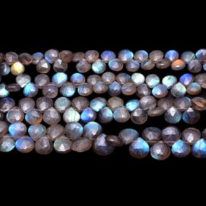 ลูกปัดอัญมณีกึ่งมีค่าขนาด AAA + ไฟแลบราโดไรต์คุณภาพสูงขนาด7มม.-10มม. สำหรับเครื่องประดับ - Product Image 4