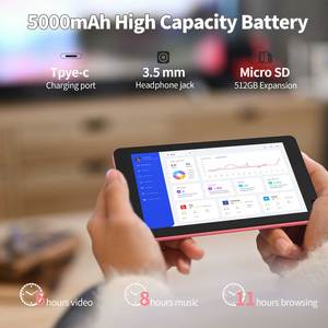 Tablet PC Android para Adultos B8 8GB RAM+64GB ROM 800*1280 IPS Tablet Educacional - Product Image 2