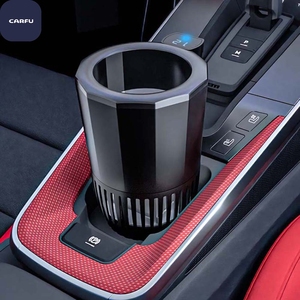 CARFU Portabicchieri per Auto con Raffreddamento e Riscaldamento, Display Digitale, Universale 12V, in ABS+Alluminio, per Sedile Anteriore, per Caffè - Product Image 2