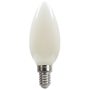 Ampoule LED à filament, culot E27, LED SMD 2W/4W/6W/8W, verre, lumière de bougie Edison avec variateur d'intensité pour bureau