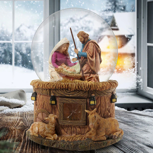 Globo de Nieve de la Pequeña Ciudad de Belén, Decoración para el Hogar y Regalos, Fábrica BSCI - Product Image 1