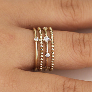 Anello Geometrico Hip Hop da Donna, Gioiello alla Moda per le Dita - Product Image 4
